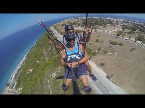 Paragliding Rhodos with Nikos HA / tandem pilot Elias Papanicolaou