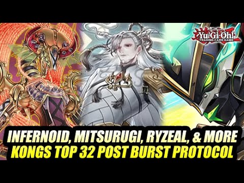 Infernoid, Mitsurugi, Ryzeal, & More! Yu-Gi-Oh! Kongs Cards Post Burst Protocol Top 32 Deck Profiles