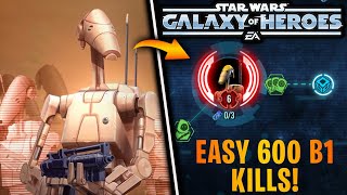 How to EASILY Get 600 B1 Battle Droid Kills in Sector 3 Conquest! Naboo Raid Preview?
