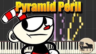 🎵 Cuphead -  Pyramid Peril [Piano Tutorial] (Synthesia) HD Cover