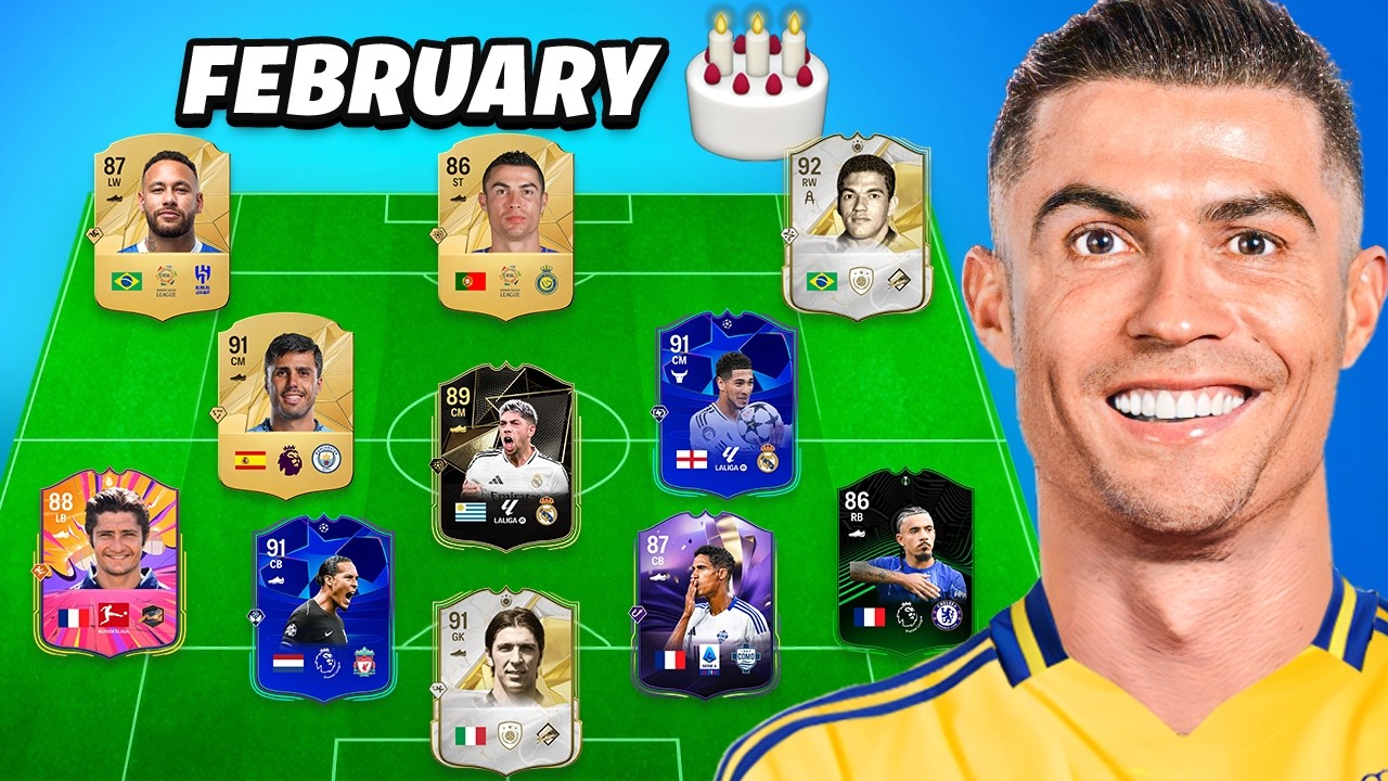 Famous Footballer Birthdays Decide My FC25 Team