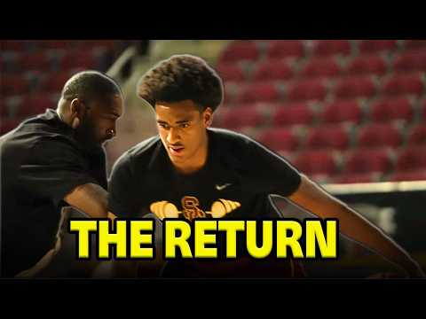 Alijah Arenas Trains with Father to get in shape for his USC college Debut