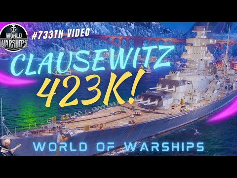 The Unstoppable Clausewitz: Dominate the Battles with Cruiser Clausewitz World of Warships #gaming