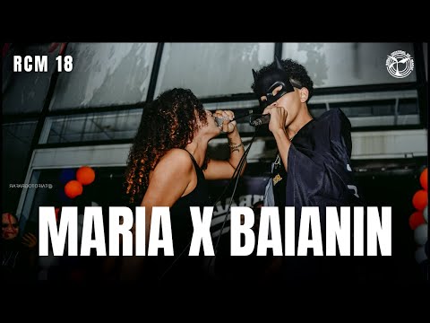 ("O BRENNUZ É MEU! 😯) MARIA X BAIANIN | 1ª FASE | RCM 18 | RODA CULTURAL DE MACAÉ | BATALHA DE MC'S