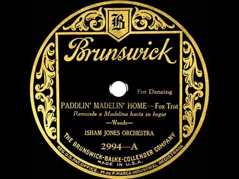 1925 Isham Jones - Paddlin’ Madelin’ Home (instrumental)