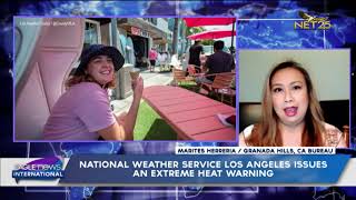National Weather Service Los Angeles issues an extreme heat warning