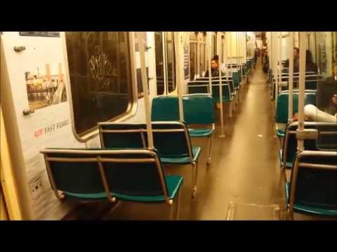 RET Metro Type T (5245) rit op Lijn B in de avond (Marconiplein - Schiedam Centrum)