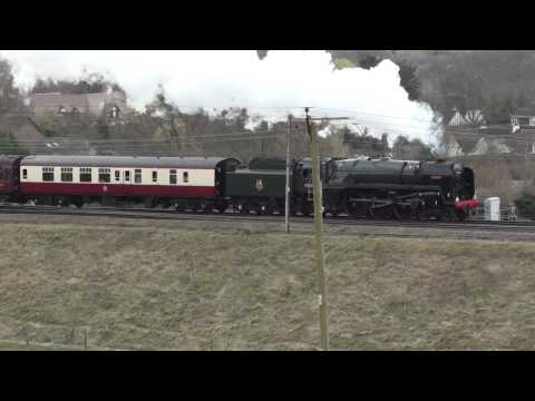 70000 Cathedrals Express at Ramsden Bellhouse 15 March 2014