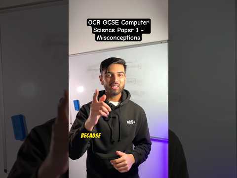 OCR GCSE Computer Science Paper 1 - Misconceptions 2025 #gcsecomputerscience #computerscience #gcse