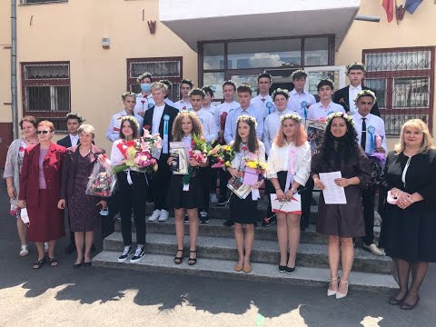 Festivitatea de premiere  a clasei a VIII-a de la Școala Gimnazială „Nicolae Iorga”,Sighișoara,2021.