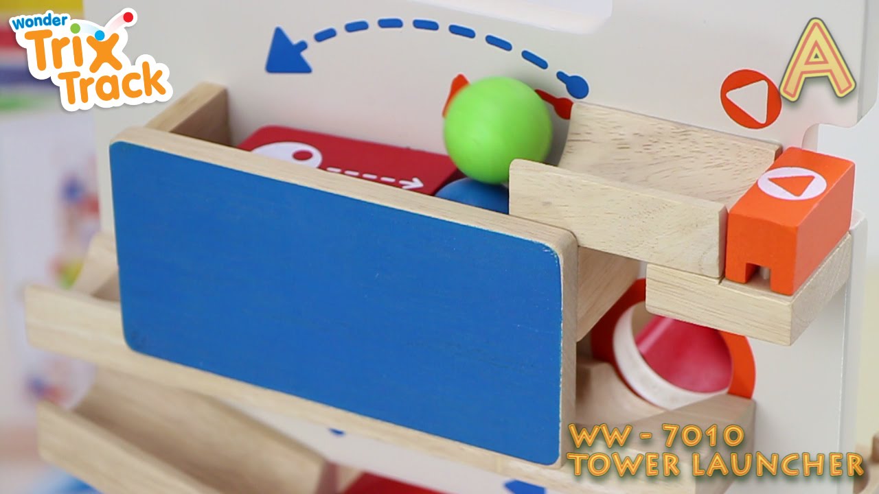 Wonderworld Dřevěná kuličková dráha TRIX - Věž