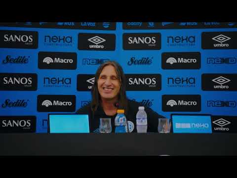 Conferencia de prensa de Juan Carlos Olave tras la victoria ante Estudiantes de Río Cuarto.