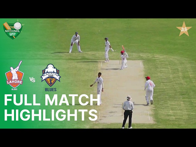 Full Highlights | Karachi (B) vs Lahore (B) | National Under-17 Cup 2025-26 | Day 02 | MZD1T