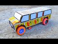 How To Make Matchbox GMC Van At Home DIY Matchbox Craft Amazing Matchbox Car From Dc Motor