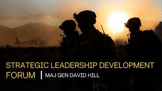 Maj. Gen. David Hill | USAWC Commandant | Welcome to the Forum