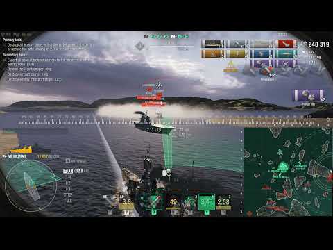 [Former] Solo Operation Narai 662k Damage Record - World of Warships