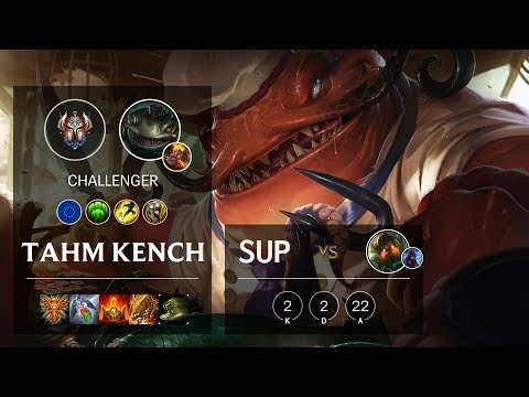 Tahm Kench Support vs Nautilus - EUW Challenger Patch 10.6
