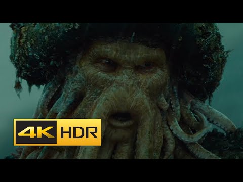 Will turner is stabbed (4k HDR) - Pirates of the Caribbean: At World's End (2007)