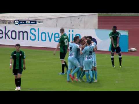 33. krog: Gorica - Rudar 2:1 ; Prva liga Telekom Slovenije 2016/17