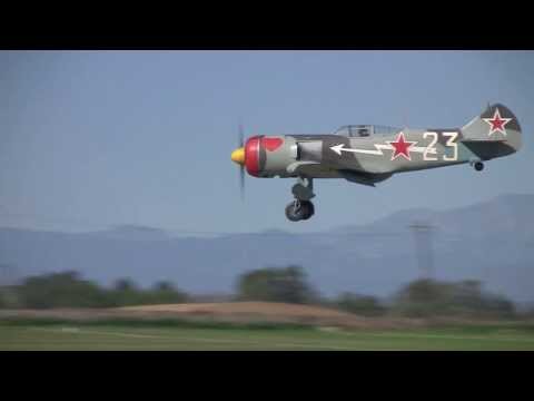 RC 45Lbs LA-7 with DA 100 Maiden flight 2014 Jan Chino