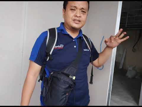 Dismantled indoor & outdoor Air Cond Units at Persatuan Bola Sepak Malaysia, PJ