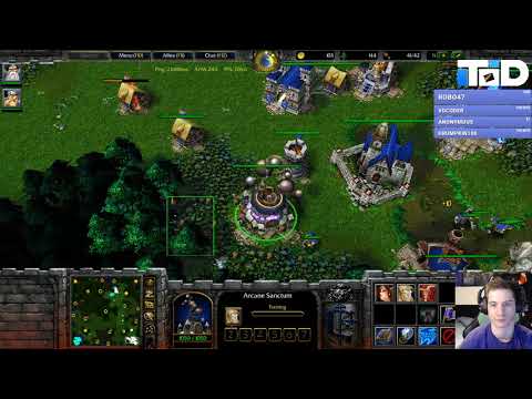 Warcraft III 2v2 #41 - ToD & Lucifer vs Undead & NightElf