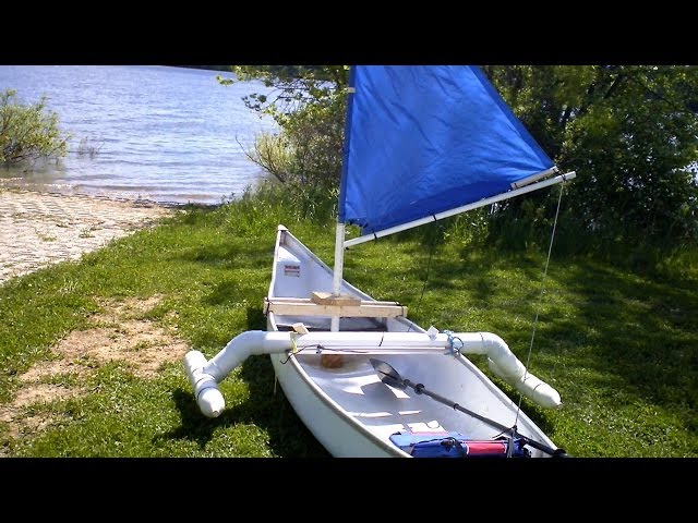 How to make a simple sail for a canoe,kayak,Dingy for about 20 dollars