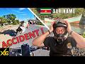 773 SURINAME Meeting With Fishermen Scarlet Ibises And MOTORCYCLE ACCIDENT Accident Moto