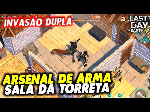 ARSENAL DE ARMA NA SALA DA TORRETA NA INVASÃO DUPLA