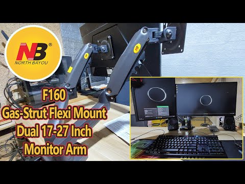 North Bayou F160 Dual Monitor Arm (New Version)