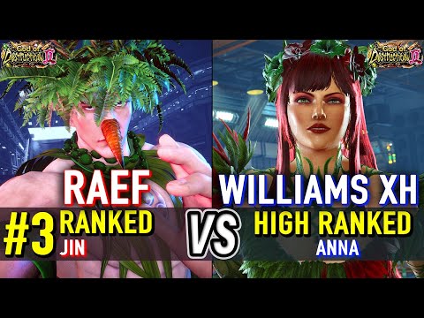 T8 🔥 RAEF (#3 Ranked Jin) vs WILLIAMS XH (Anna) 🔥 Tekken 8 High Level Gameplay