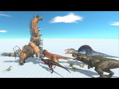 Super Armor Brachiosaurus VS Army from All Units - Animal Revolt Battle Simulator