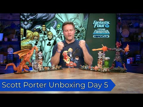 Marvel HeroClix: Fantastic Four Future Foundation Unboxing with Scott Porter- Day 5