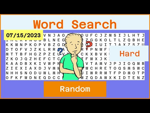 Word Search - Challenge  Ep589