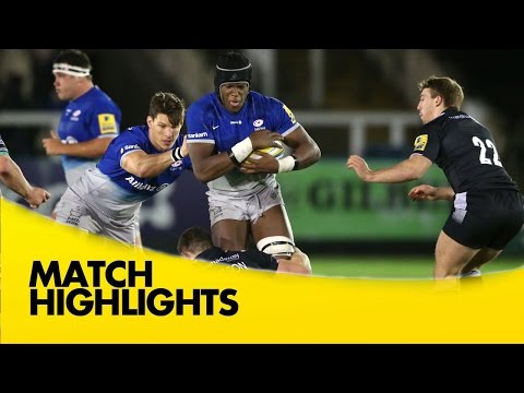 Newcastle Falcons vs Saracens - Aviva Premiership 2015/16