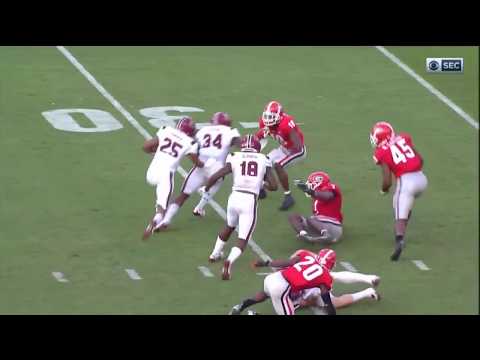 2017 USC vs Georgia - AJ Turner 15 Yd Run