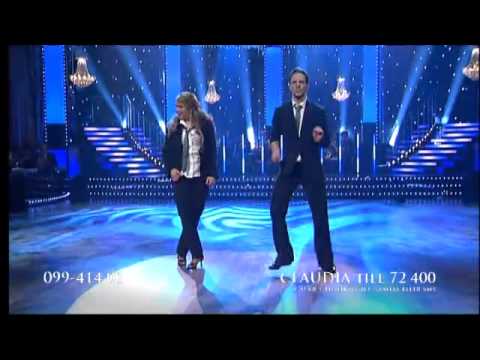 Claudia Galli och Tobias Wallin - jive - Let’s Dance (TV4)