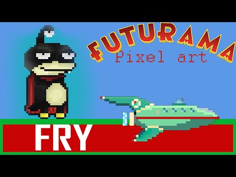 Futurama pixel art - nibbles
