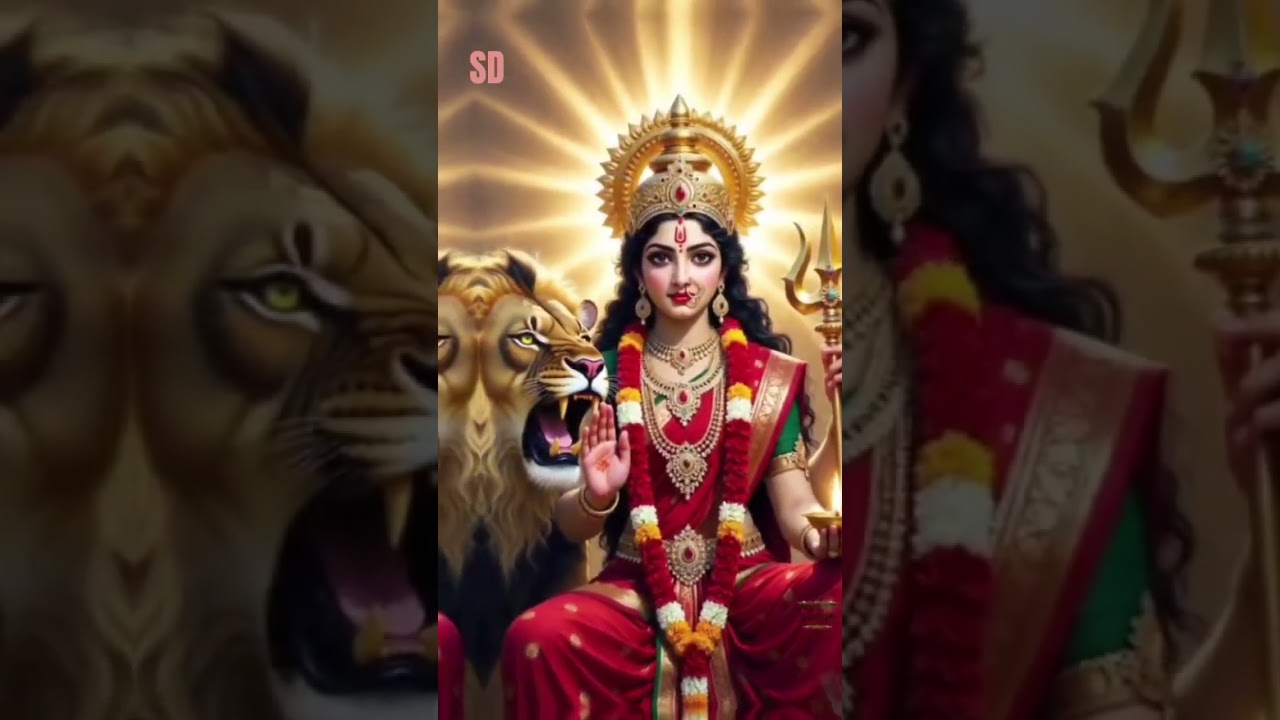 माँ दुर्गा का ये दर्शन आपका भाग्य बदल सकता है 😍🚩 #jaimatadi #trending #shorts