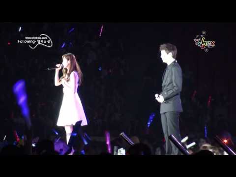 [Fancam] 100911 Seohyun SNSD& Kyuhyun SJ - duet @ SM TOWN 2010 Shanghai