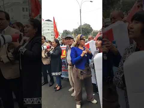 #EnVivo Por una Pensión Digna - Acje y Siter Lima