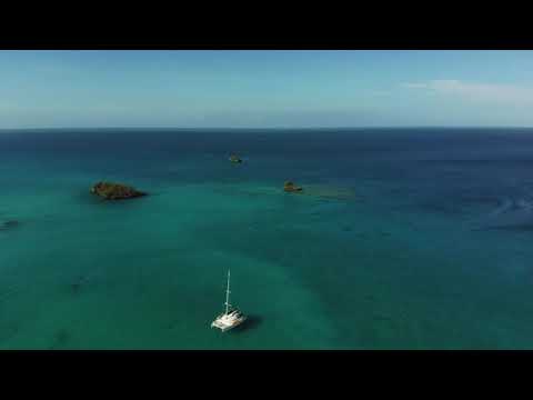 Birds eye over Isle de Pins, New Caledonia