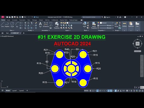 AutoCAD 2D exercise 1