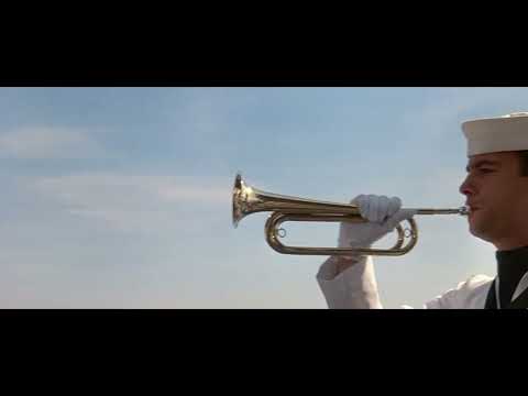 Flight of the Intruder (1991) Burial of Bombardier Morg At Sea scene with Brad Johnson