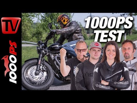 Triumph Bonneville Bobber Black Test - 1000PS Bobber Vergleich 2018 - täglich 1 Video