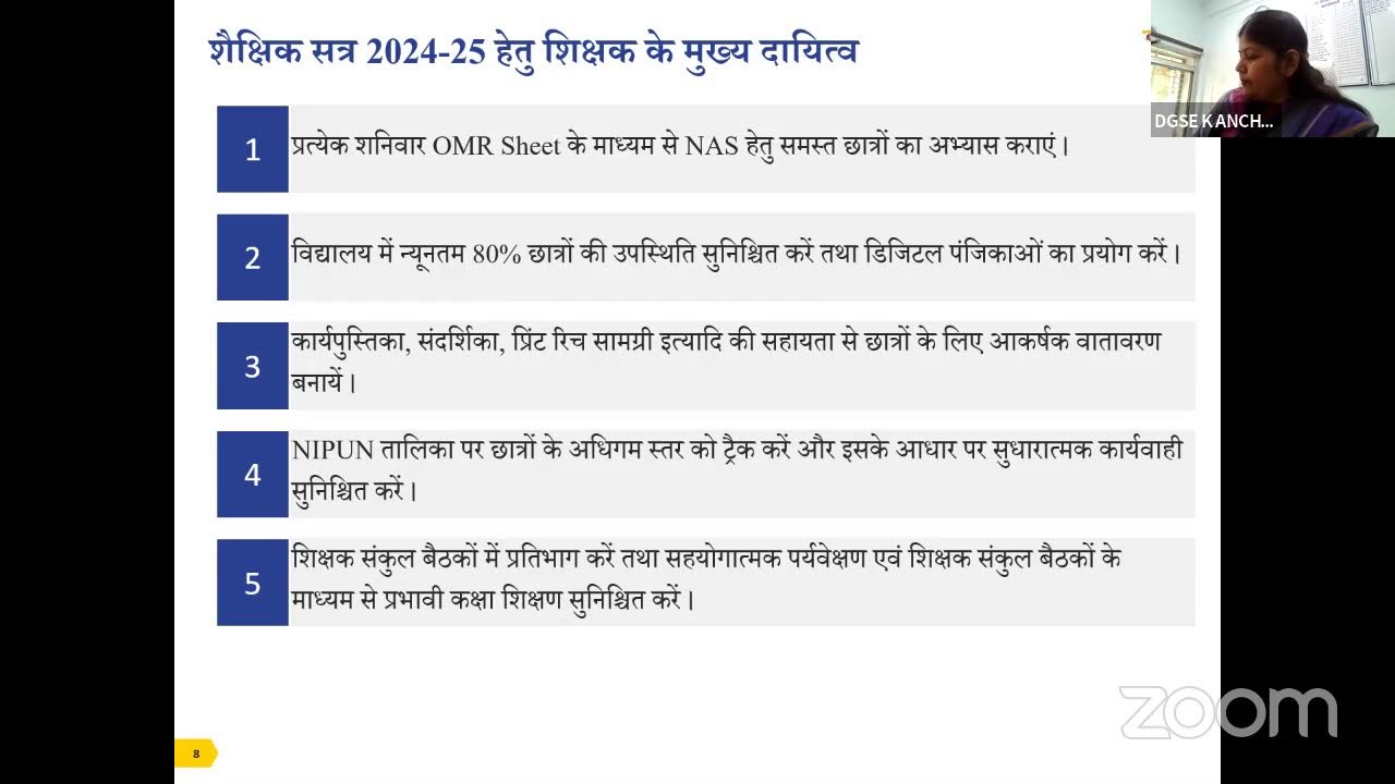 निपुण भारत मिशन (UP): शिक्षक YouTube गोष्ठी एवं NAT अभिमुखीकरण - नवम्बर 2024