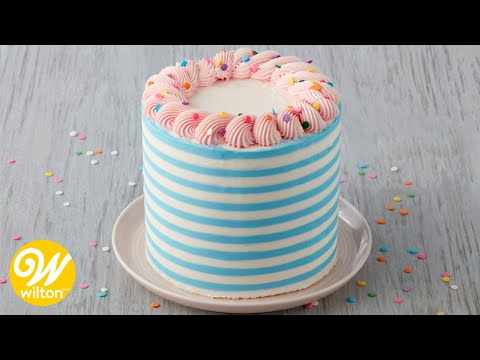 Pastel con líneas perfectas