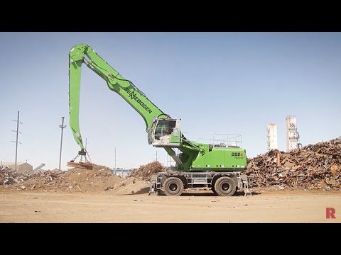 The FIRST SENNEBOGEN 855M E-Series Hybrid Material Handler in WESTERN CANADA | Redhead Equipment