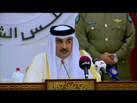 خطاب سمو الامير في افتتاح الدورة الـ44 لمجلس الشورى