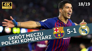Download lagu FC Barcelona - Real Madryt 5:1, La Liga 2018/19, Polski Komentarz ᵁᴴᴰ mp3